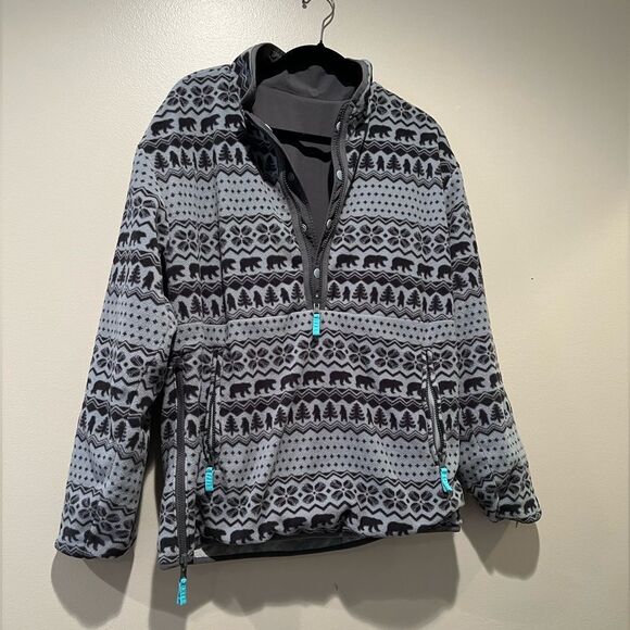Chubbies Men’s Reversible Fleece Jacket - Picture 4 of 12